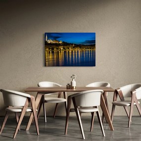 Éjszakai város képe (90x60 cm)