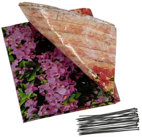 Műanyag erkély belátásgátló 500x85 cm Flowers – Maximex