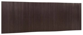 sötétbarna bambusz térelválasztó 165 x 600 cm