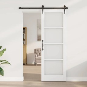 Belső Ajtó Üveggel ORKDAL Fehér 73.5 x 211 cm