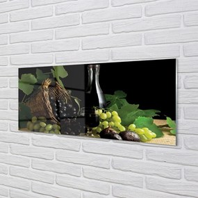 Üvegképek Trash bor szőlőlevél 120x60cm