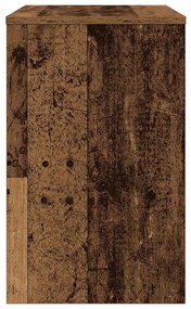 Fészkelt Kávézó Asztal 3 pcs Régi fa 60 x 35 x 56 cm Faanyag