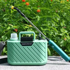 Elektromos Kerti Permetező 5L 2H Lítium Üzemidő Jelzővel És Usb-vel