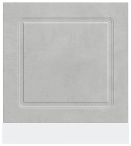 mosogatógép panel Kalmar beton szürke 60x1,5x67 cm műanyag fa