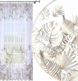 Függöny Kész 140x250 Fátyol Festett Béka Mintás 099