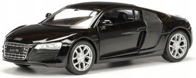 Fém autómodell - Nex 1:34 - 2009 Audi R8 Coupé V10 Fekete: fekete