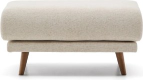 Bézs zsenília lábtartó Karin – Kave Home