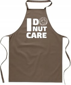 Konyhai Kötény Bézs Valentin Napi Ajándék És Donut Care fánk FA_457_b
