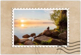 Poszterek 90x60 Kövek fák tenger