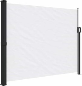vidaXL fehér behúzható oldalsó napellenző 170 x 300 cm