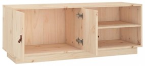 tömör fenyőfa TV-szekrény 105 x 34 x 40 cm