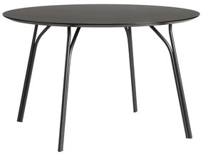 Étkezőasztal "Tree", 120 cm, 3 változat - Woud Variáns: fekete, fekete lábak