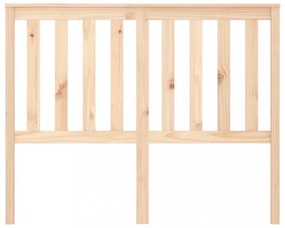 tömör fenyőfa ágyfejtámla 141x6x101 cm