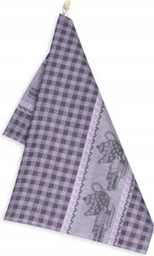 Konyhai törlőkendő Csésze 50x70 cm lila
