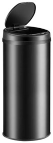 monzana® Érintésmentes szemetes USB-vel 50 l - fekete