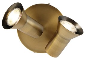 Mennyezeti reflektor bronz kerek dönthető és forgatható - Karin 2