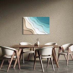 Absztrakt kép a tenger partján (90x60 cm)