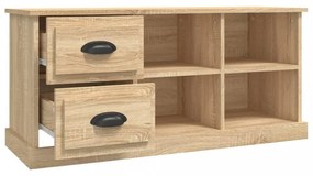 sonoma tölgy színű szerelt fa fali TV-szekrény 102x35,5x47,5 cm