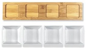 Lamart LT9020 Bamboo 5-részes tálalószett, 38 x 9 cm