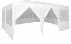 vidaXL Partysátor Fehér 600 x 400 x 266 cm Polietilén