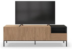 Natúr színű TV-állvány 180x55 cm Cailin – Marckeric