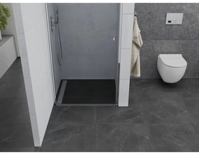 Mexen Pretoria, nyitható zuhanyajtó 75 x 190 cm, 6 mm átlátszó üveg, króm profil, 852-075-000-01-00-D