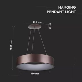 LED dimmelhető csillár zsinóron 1xLED/20W/230V