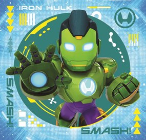 A Vasember és szupercsapata Hero Squad 3x48 db-os puzzle Clementoni