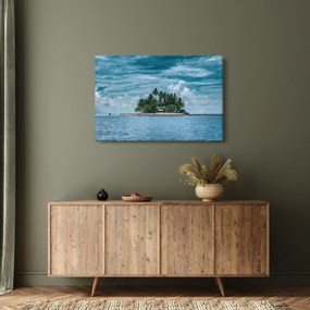 Kép - sziget a tengeren (90x60 cm)
