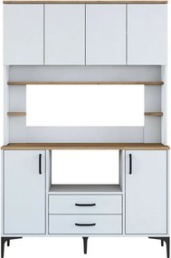 Jedy Walnut and White szekrény