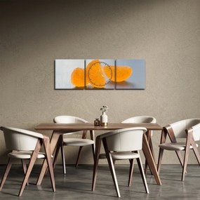 A mandarinok képe (órával) (90x30 cm)