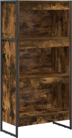 vidaXL Könyvespolc Füstös tölgy 80 x 30 x 155 cm Faanyag