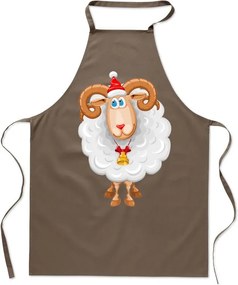 Konyhai kötény nyomtatás Karácsonyi Mikulás Bárány Ajándék