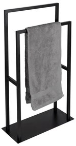 WENKO 26056100 - Törölközőállvány RIVALTA 46x80 cm rozsdamentes acél/fekete