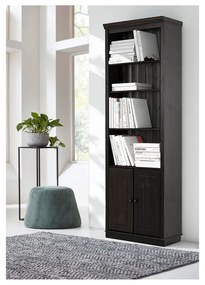 Barna borovi fenyő könyvespolc 74x223 cm Anita – Støraa