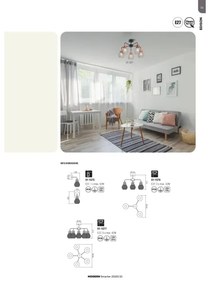 Redo 01-1575 - Fali lámpa EDISON 1xE27/42W/230V