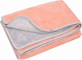 Barack színű ölelő takaró dupla rétegben