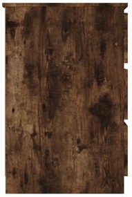 füstös tölgy színű szerelt fa íróasztal 140 x 50 x 77 cm