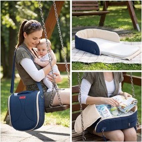 ibaby Baby Bed kék hordozható babafészek