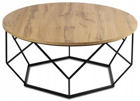 Kávésasztal DIAMOND 40x90 cm fekete/barna