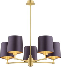 ARGON 2188 PRINCETON Modern CsillĂĄr Ibolya, Csiszolt SĂĄrgarĂ©z, Arany E27 IP20