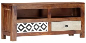 tömör kelet-indiai rózsafa TV-szekrény 90 x 30 x 40 cm