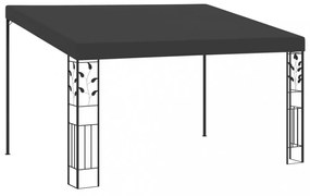 vidaXL antracitszürke falra szerelhető pavilon 4 x 3 x 2,5 m