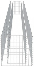 horganyzott acél gabion magaságyás 540 x 50 x 50 cm