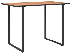 Kertasztal Barna 100x55x70 cm DPC és Acél