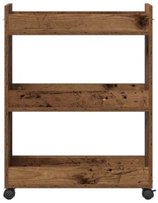 Görgős Szekrény Régi Fa 60x22x79 cm Műgyanta