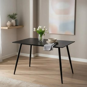 Avenberg MONTE 120 Étkezőasztal - fekete