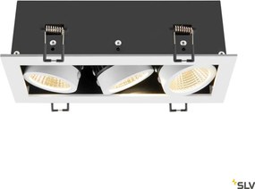 SLV KADUX 1007568 Beépíthető spotlámpa 3x20W/LED 3000K 2350lm IP20