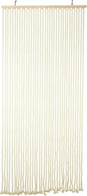 Ajtófüggöny Dekoratív Pamut Makramé Zsinór 90x200 Bézs