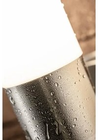 Lámpa Kerti lámpatest MILAN-A,E27, MAX.40W, IP54, AC220-240V, 50-60Hz, egyenes fali lámpa, inox